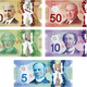 Examples of Monopoly Money, er....I mean Canadian Currency. Photo Credit: Wikipedia